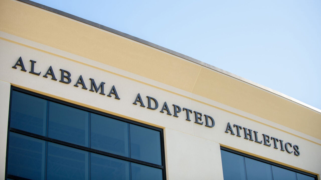Adapted Athletics building front.